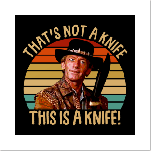 Crocodile Dundee That's Not A Knife Posters and Art